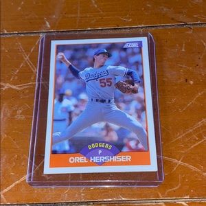 Orel Hershiser 1989 LA Dodgers Baseball